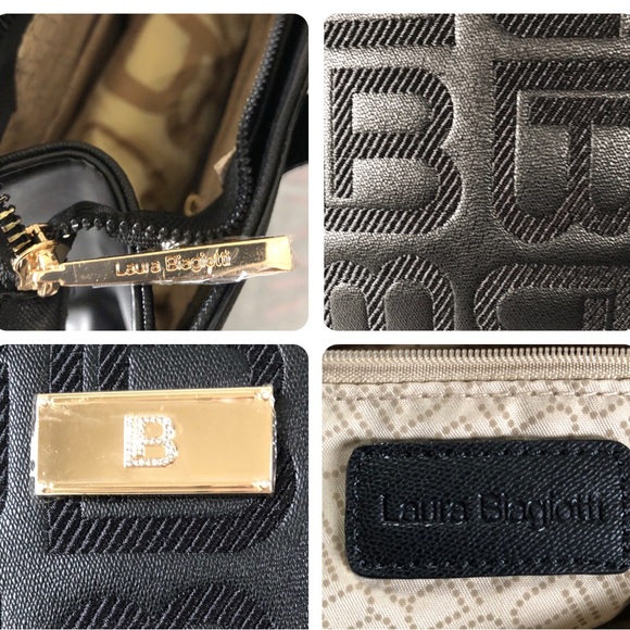 Laura Biagiotti black monogram tote - Picture 10 of 11